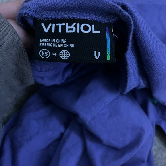 VITRIOL purple crop top - Picture 3 of 3